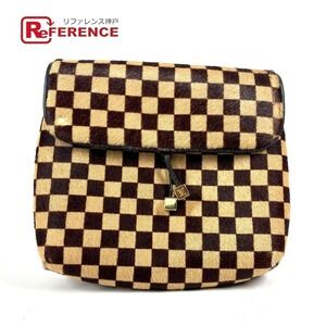 Louis Vuitton Sauvage Gazelle Shoulder Bag Crossbody Flap Ponytail Brown